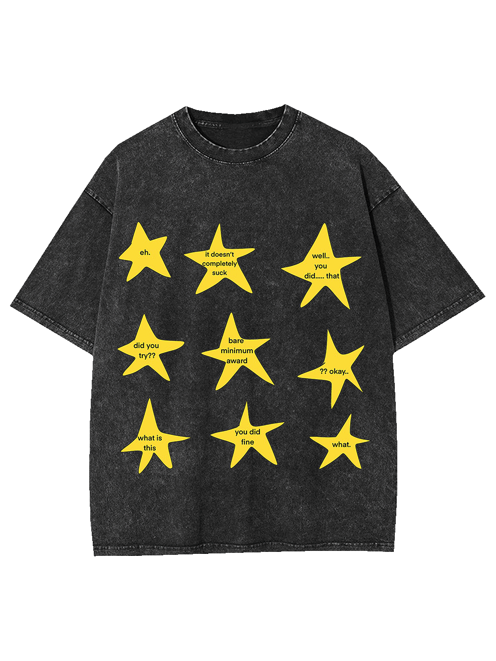 Snarky Gold Star Awards Washed Tshirt