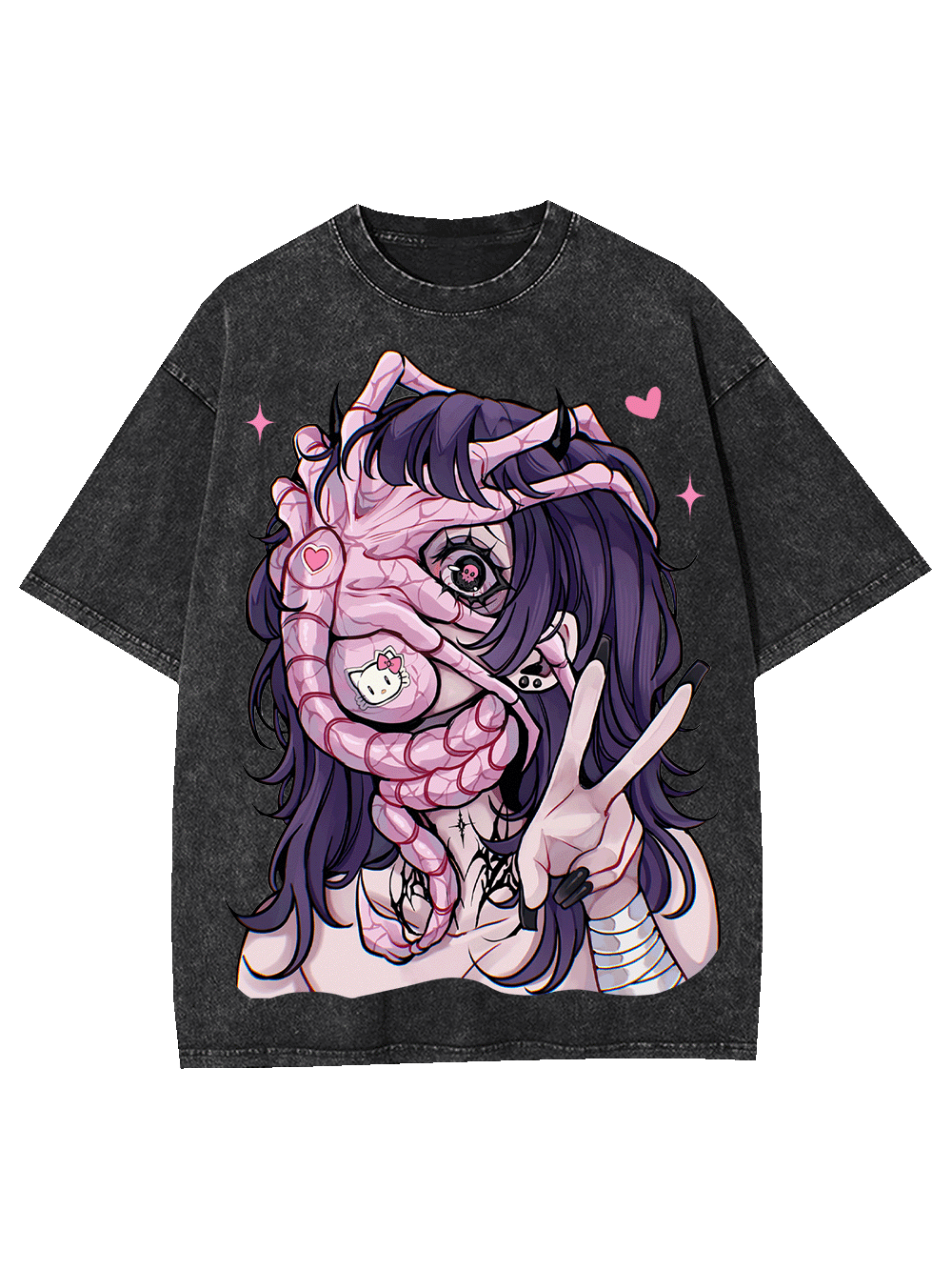 TWISTED WASHED TSHIRT