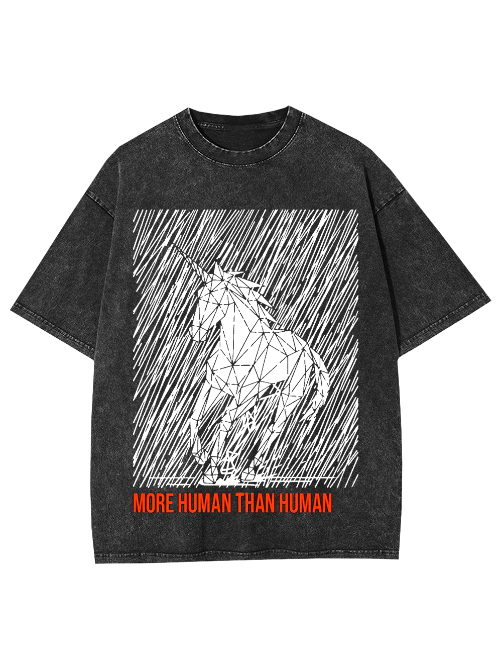 More Human Than Human Washed Tshirt
