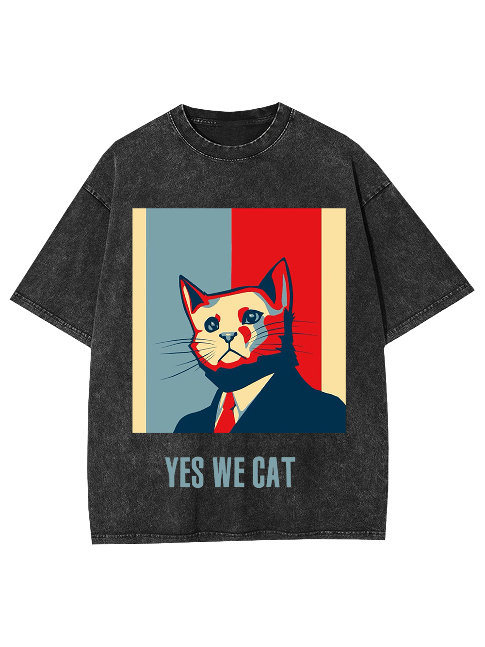 Yes We Cat Washed Tshirt