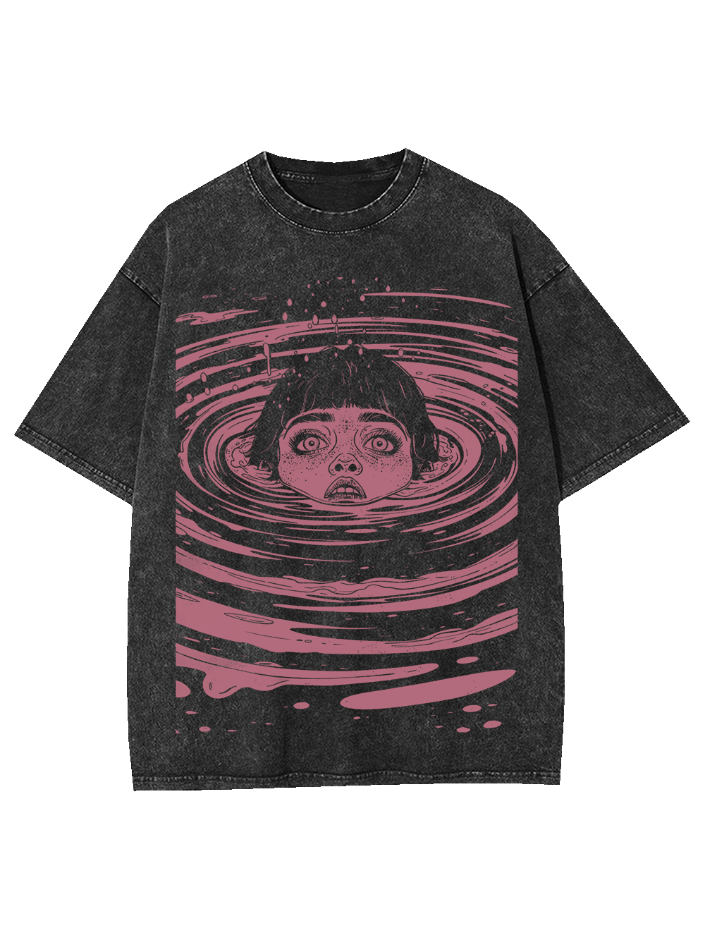 Drowning in the Abyss Washed Tshirt