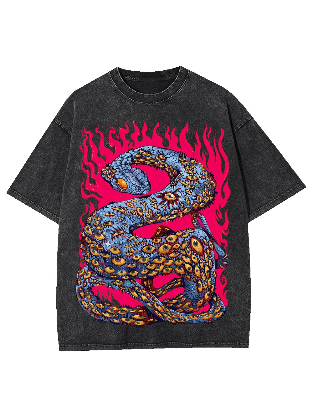 Eyes Of The Serpent Washed Tshirt