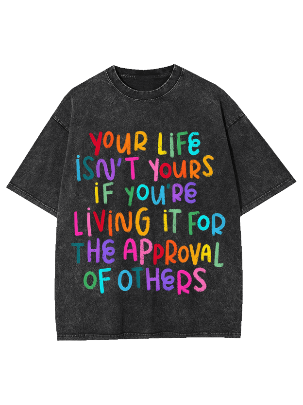 Live for Yourself Washed Tshirt