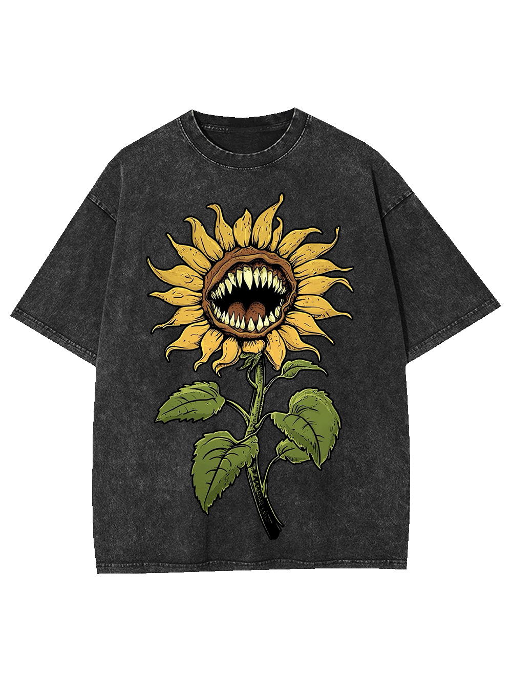 Venomous Sunflower Washed Tshirt