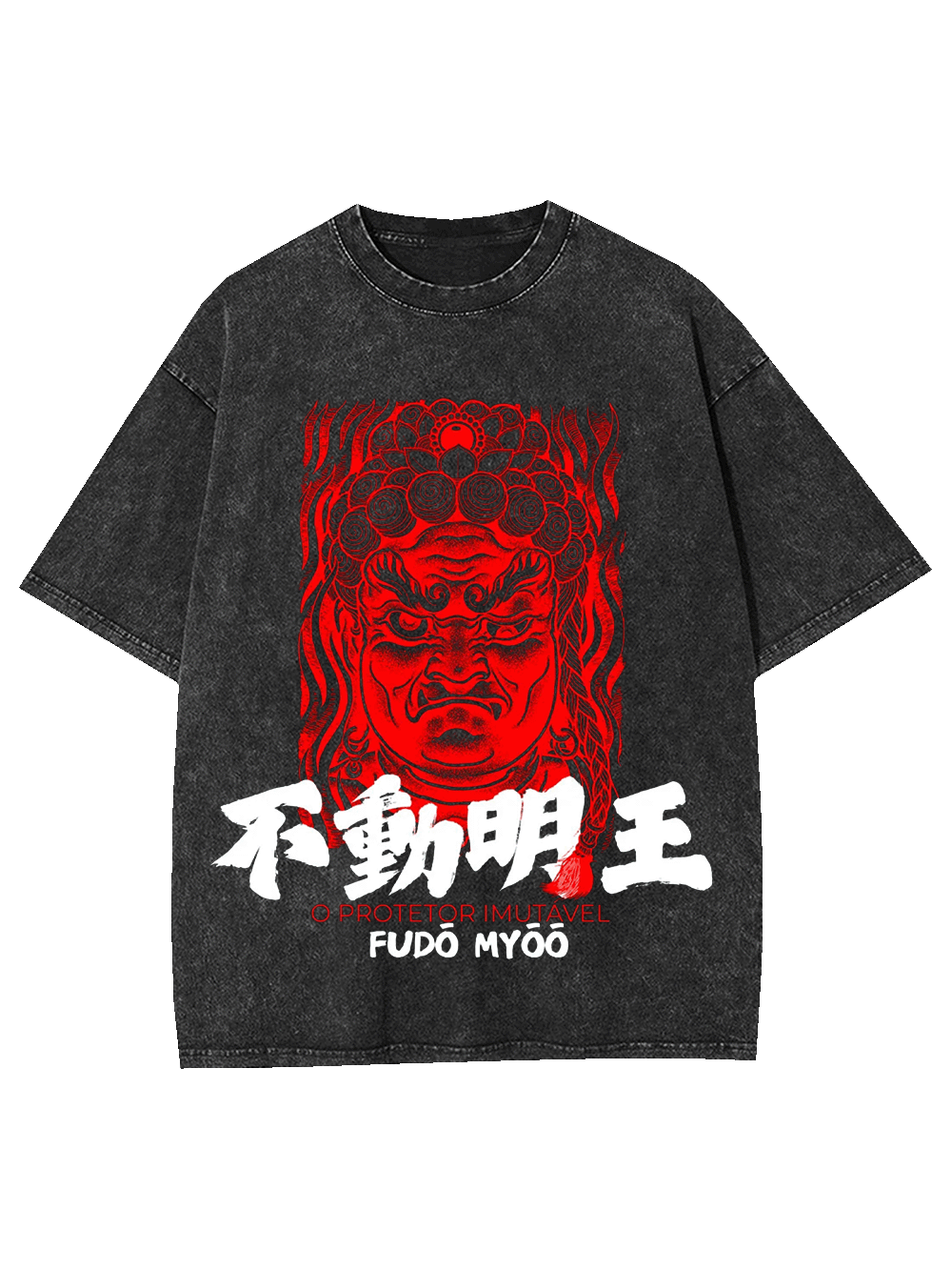 Immovable Protector Washed Tshirt-ClassyOutlaw Sale