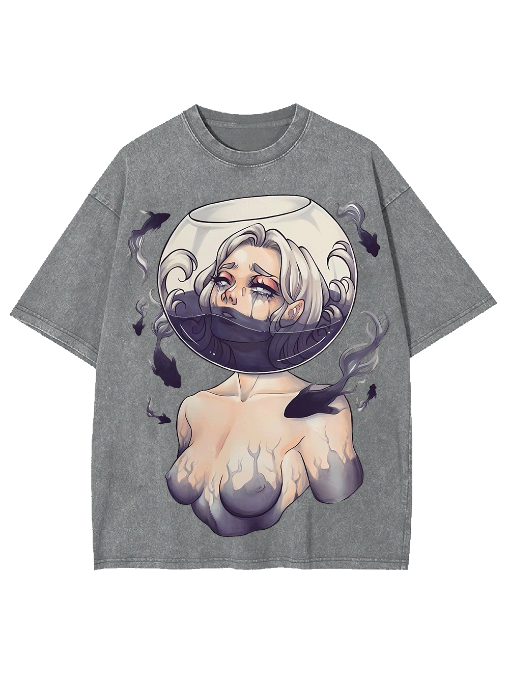 DROWNING IN SILENCE WASHED TSHIRT