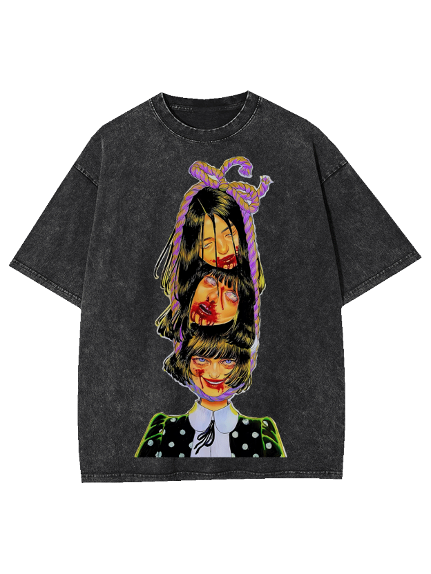TWISTED FACES OF DARKNESS WASHED TSHIRT