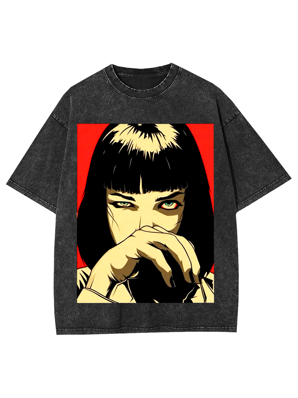 Piercing Gaze Washed Tshirt