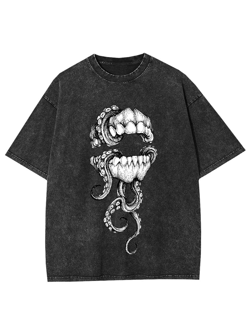 Tentacle Grin Washed Tshirt