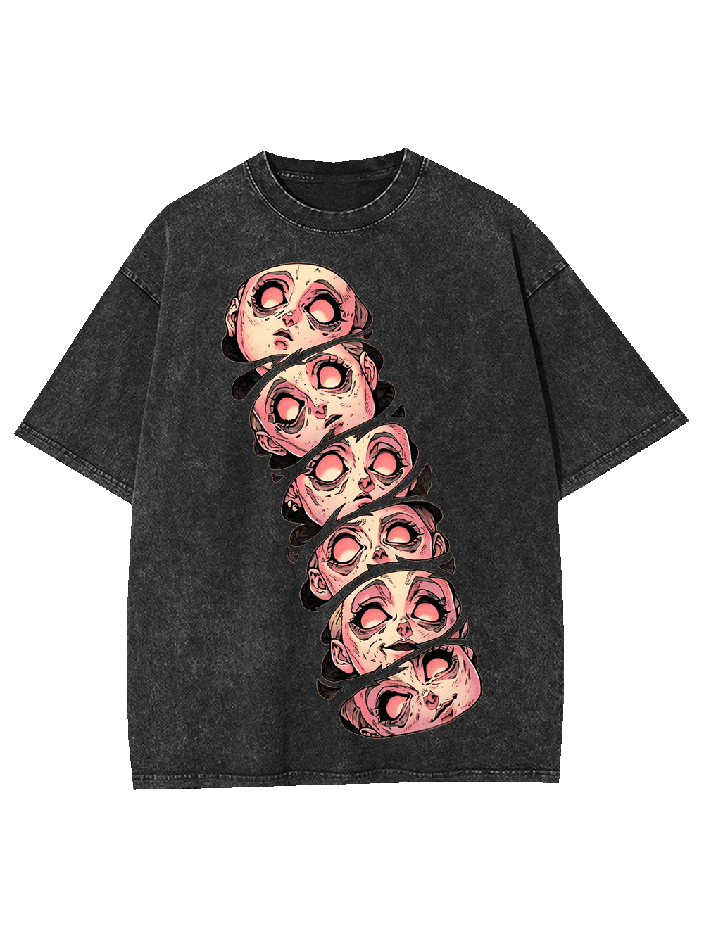 FACES OF DISARRAY WASHED TSHIRT