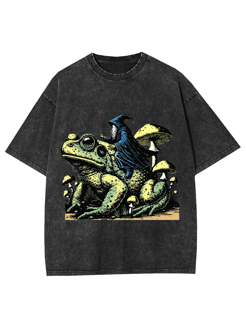 Wizard's Toad Ride Washed Tshirt