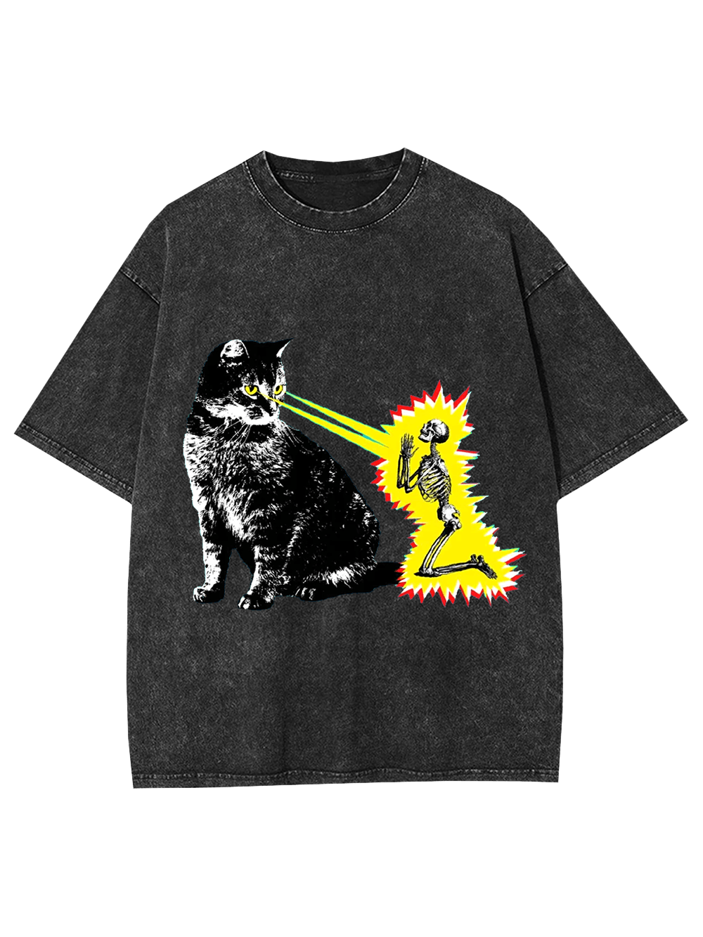 Feline Power Washed Tshirt