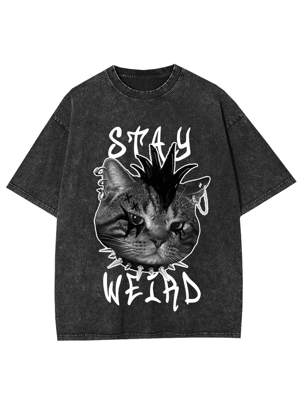 Stay Weird Washed Tshirt