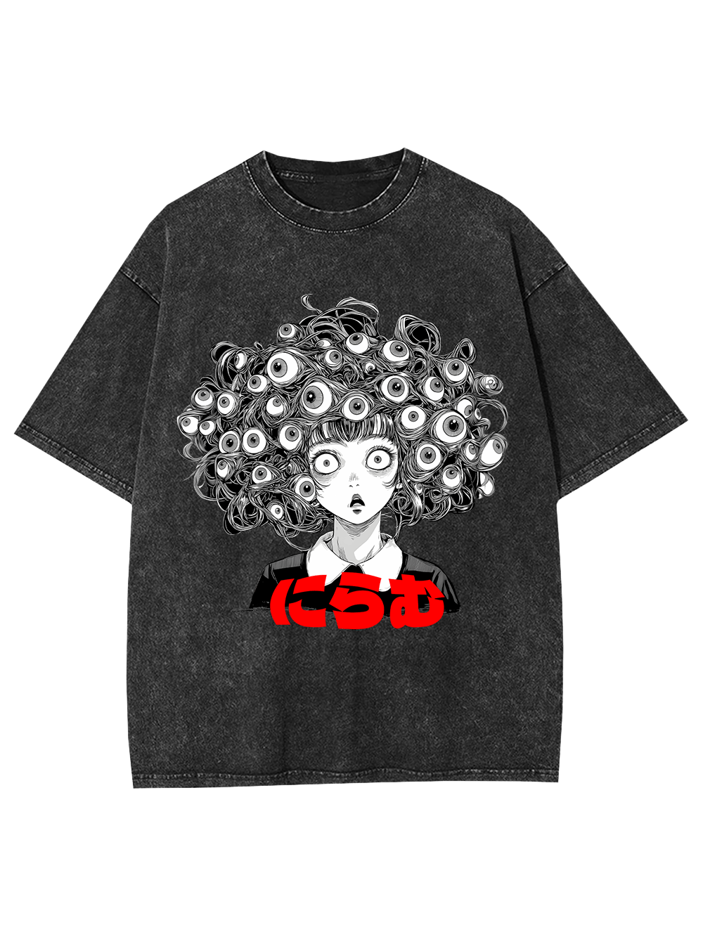Staring Eyes Washed Tshirt