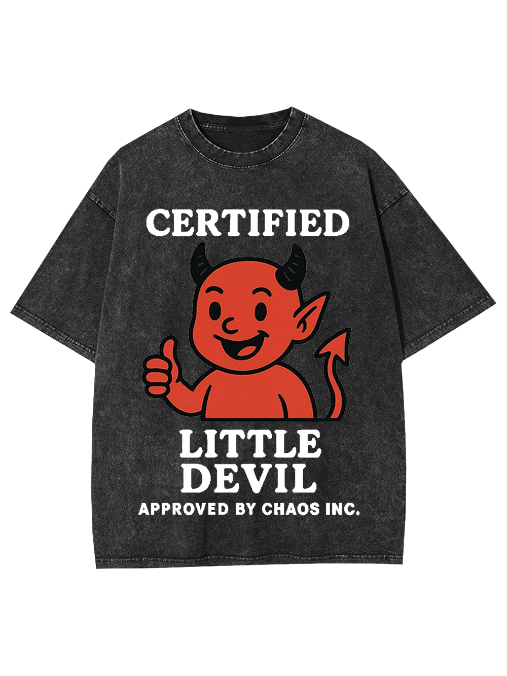 Certified Little Devil Washed Tshirt