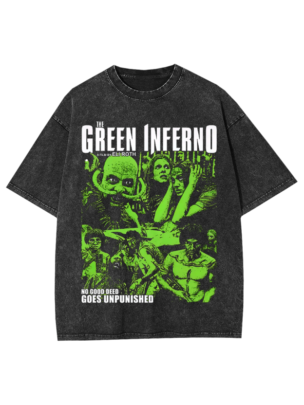 The Green Inferno: No Good Deed Goes Unpunished Washed Tshirt