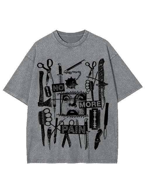 No More Pain Washed Tshirt
