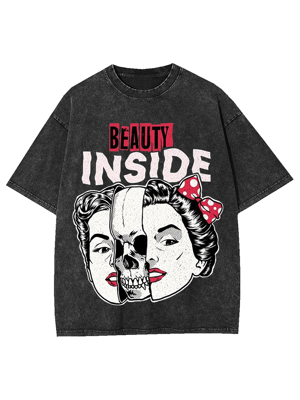BEAUTY INSIDE WASHED TSHIRT