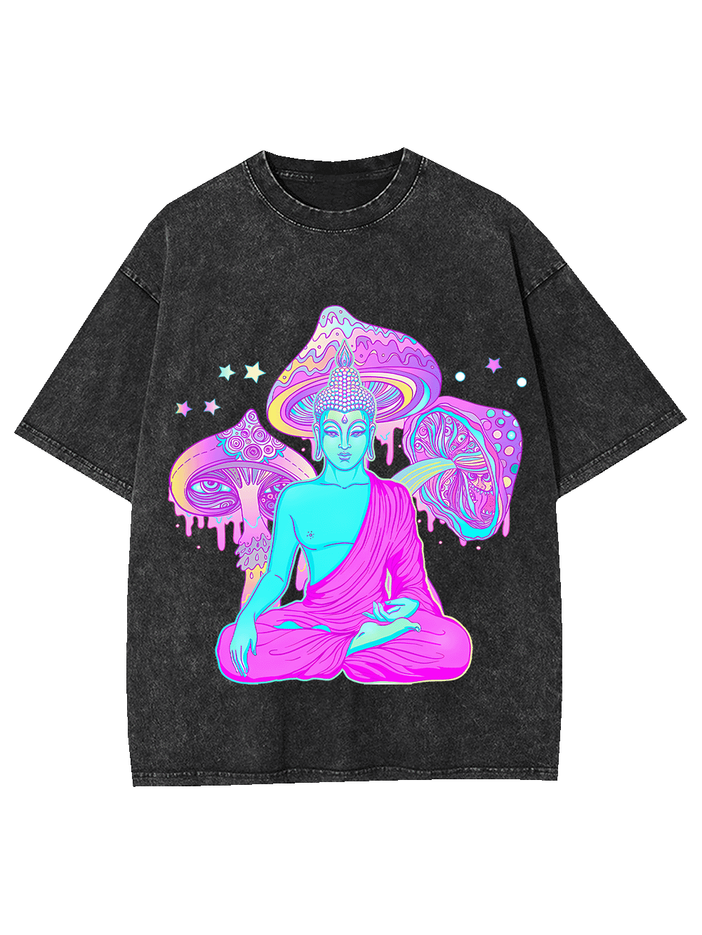 PSYCHEDELIC DEITY WASHED TSHIRT