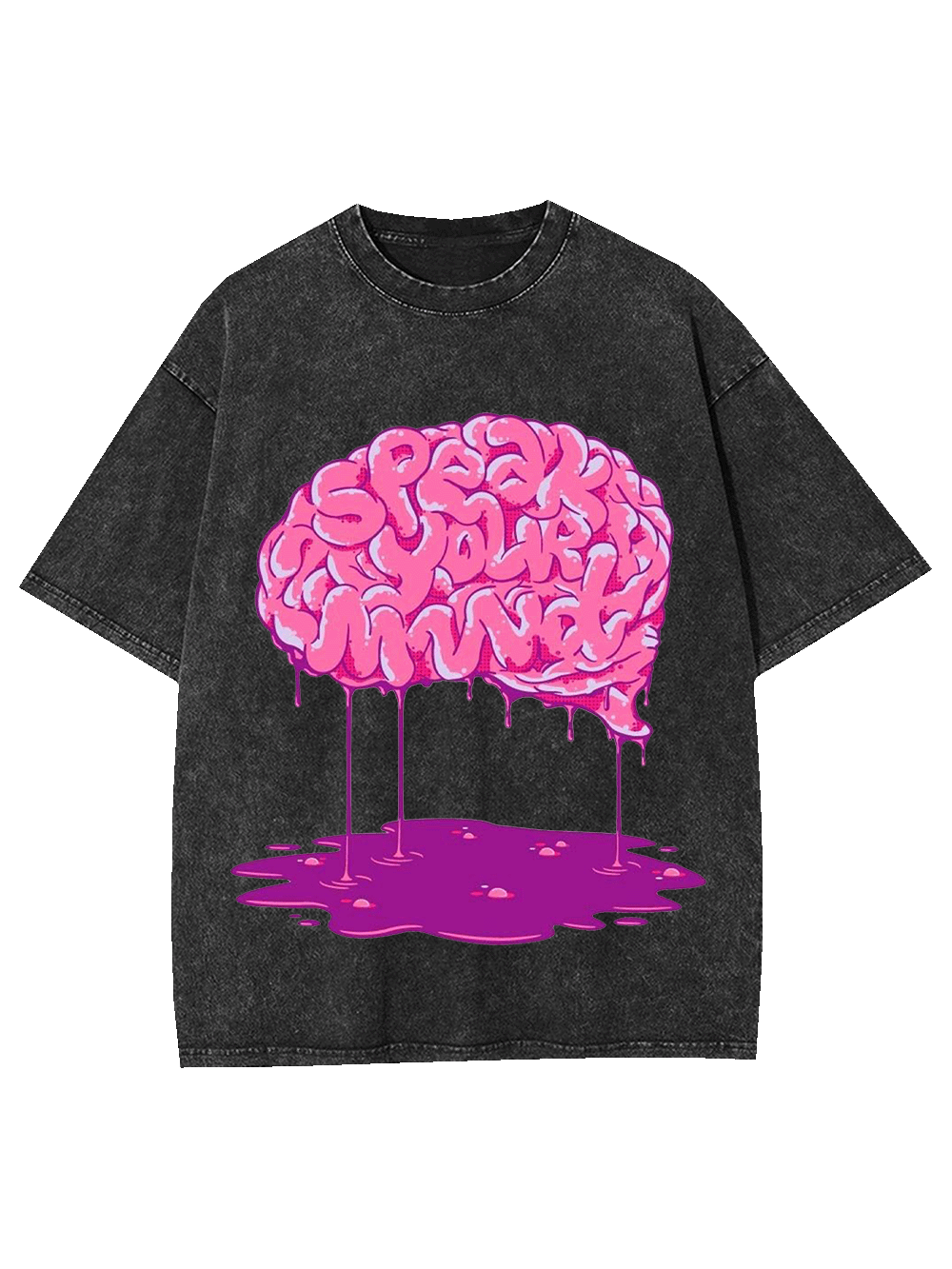 SPEAK YOUR MIND WASHED TSHIRT