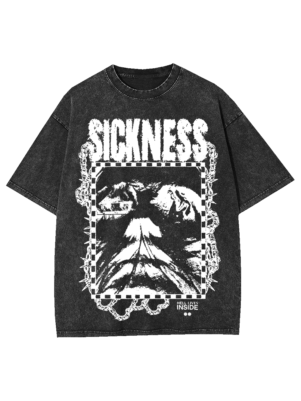 SICKNESS WASHED TSHIRT