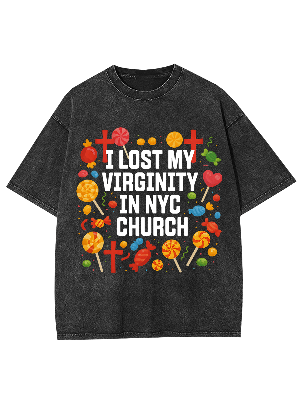 Confessions in NYC Washed Tshirt