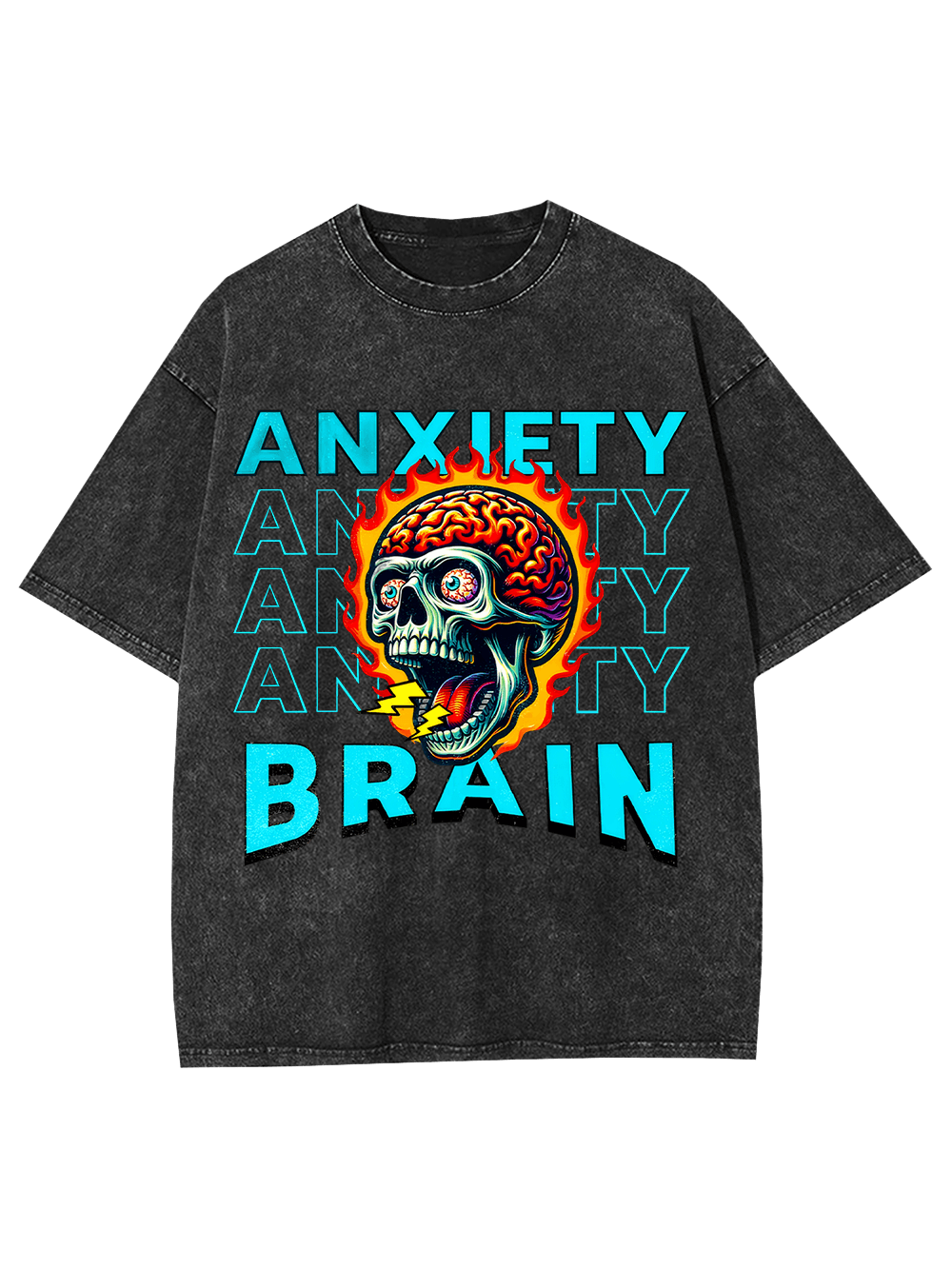 Anxiety Brain Washed Tshirt-ClassyOutlaw Sale