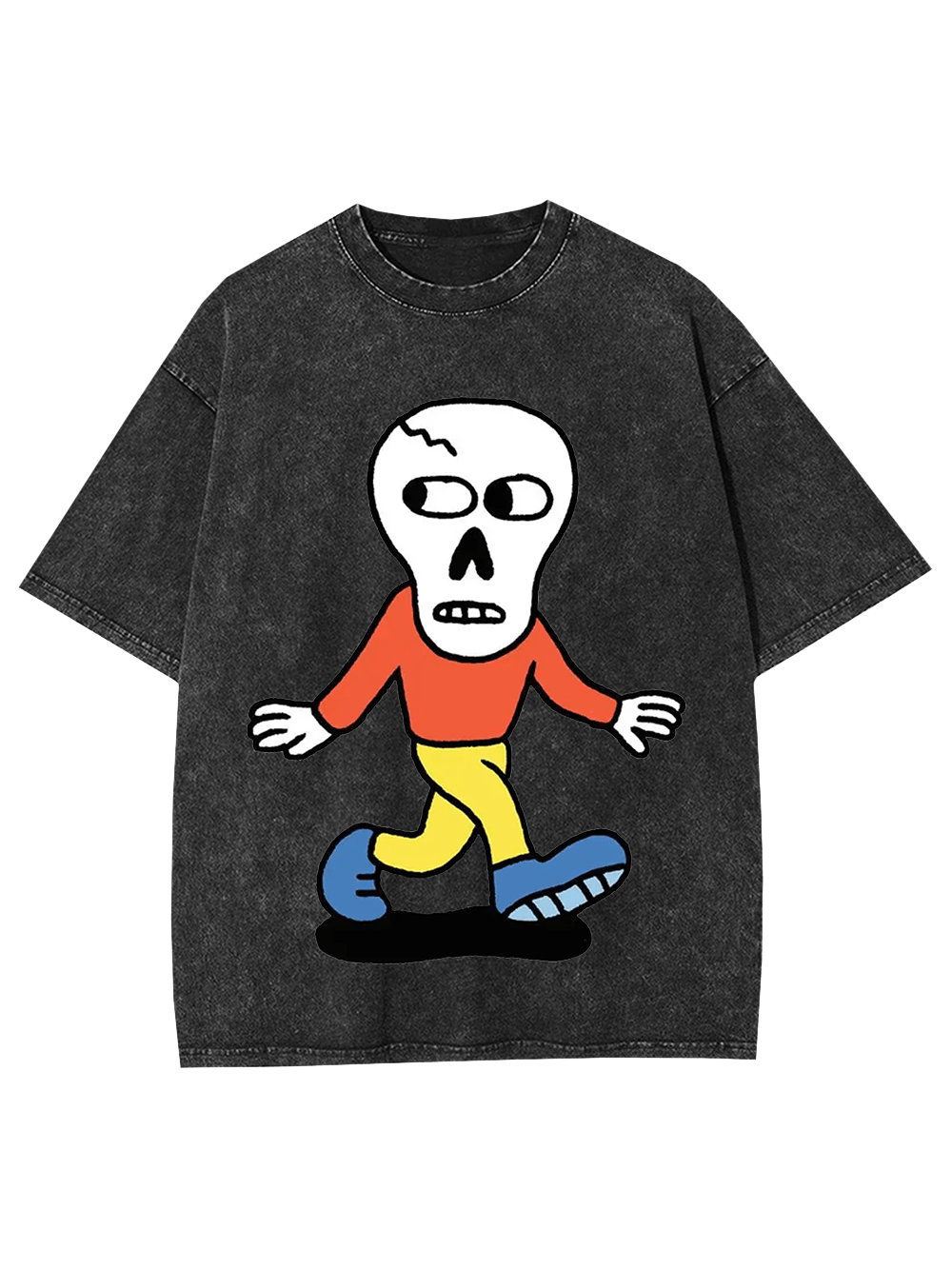 Skull on the Move Washed Tshirt