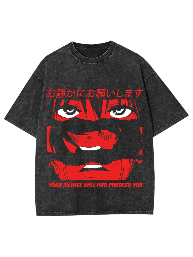 Your Silence Will Not Protect Youwashed Tshirt