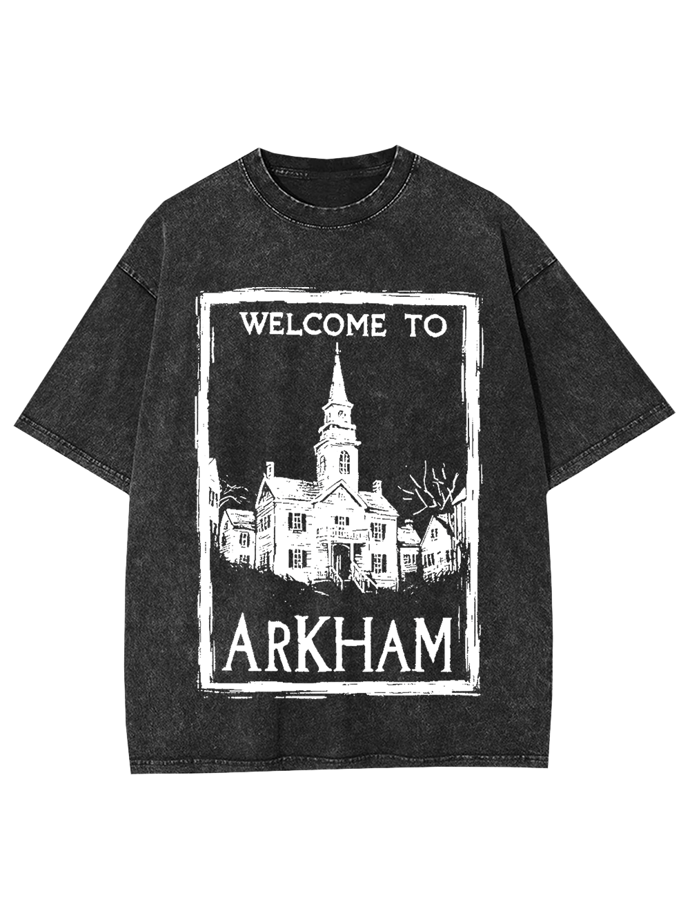 Welcome to Arkham Washed Tshirt