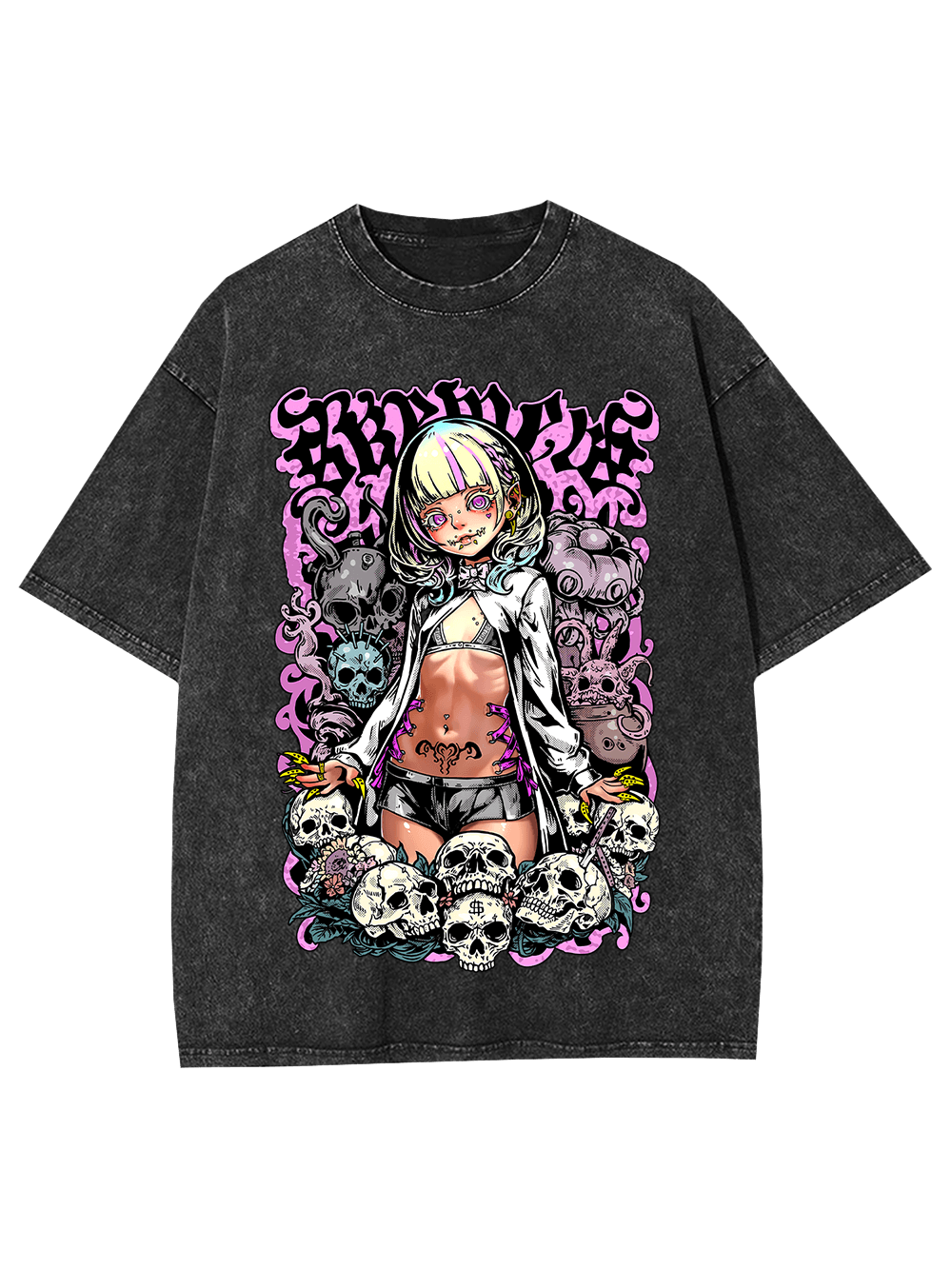 Queen of Chaos Washed Tshirt