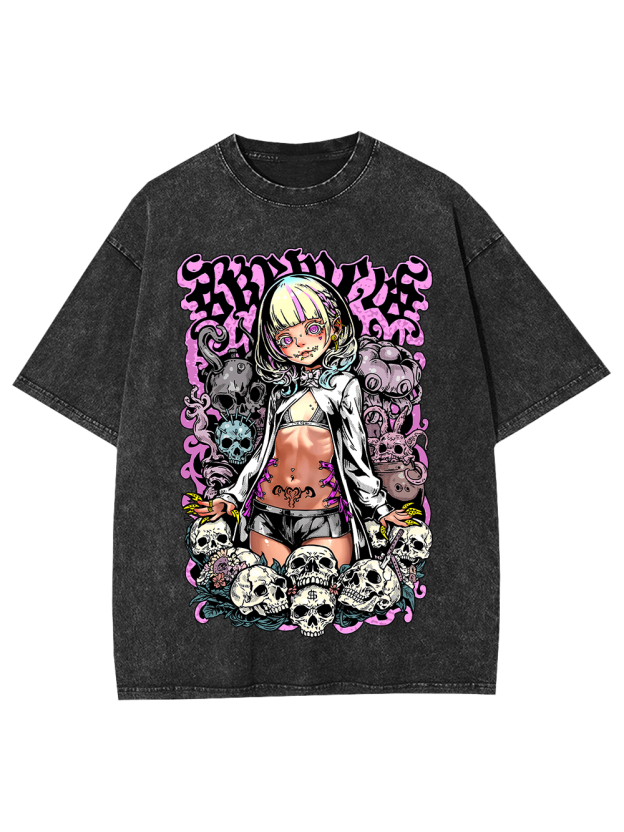 Queen of Chaos Washed Tshirt