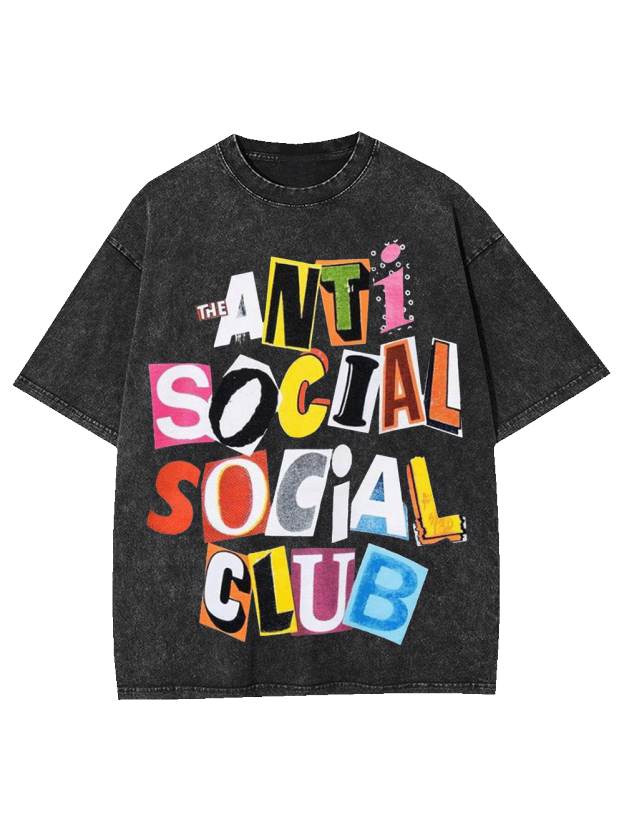 ANTI SOCIAL SOCIAL CLUB WASHED TSHIRT
