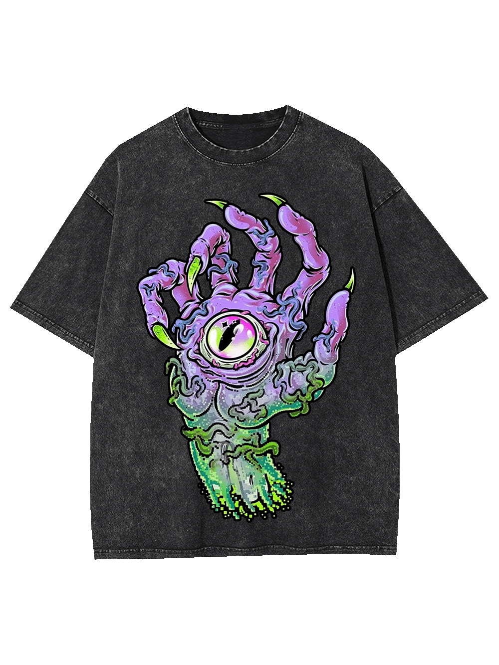 EYE OF THE CURSED HAND WASHED TSHIRT