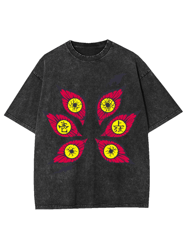 Fiery Eyes of Power Washed Tshirt