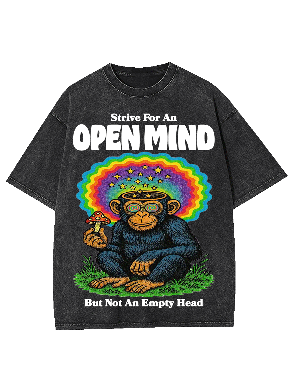 Open Mind, Full Head Washed Tshirt