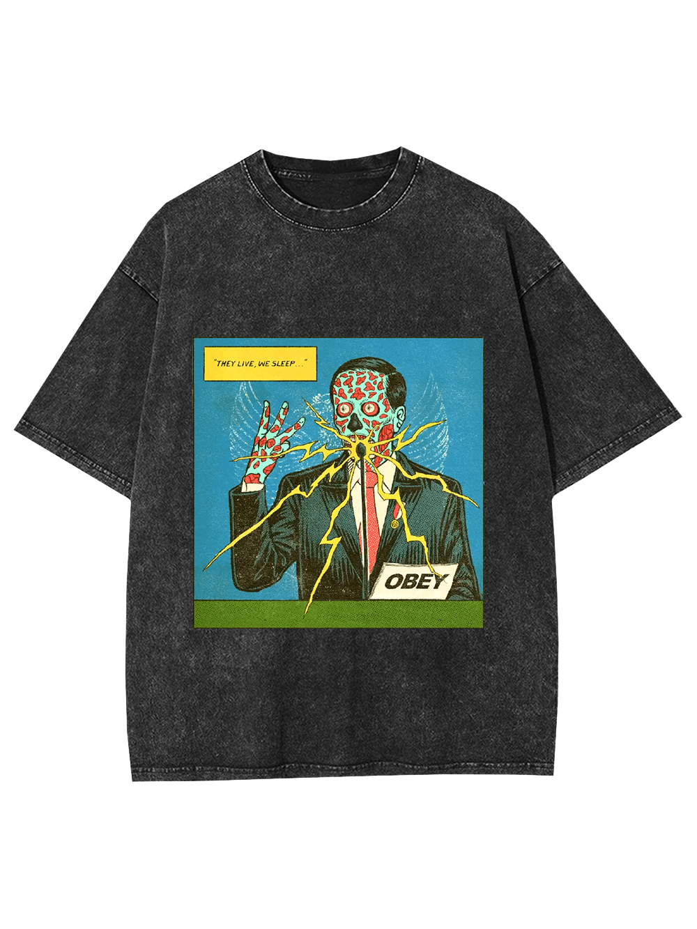 They Live, We Sleep Washed Tshirt