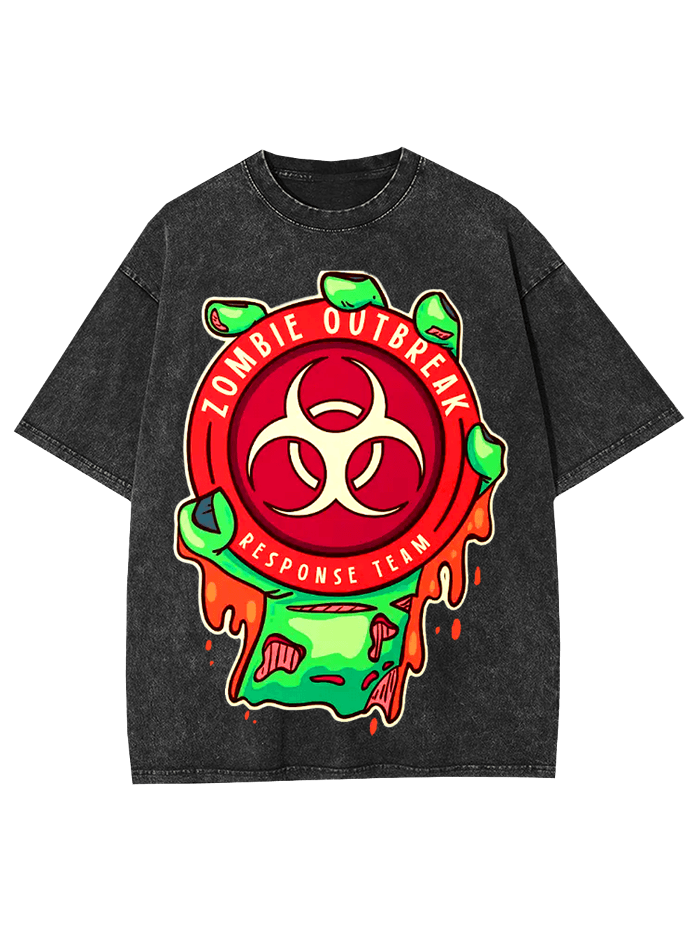 Zombie Outbreak   Response Team   Washed Tshirt