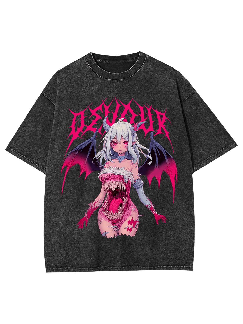 Devour Washed Tshirt-ClassyOutlaw Sale