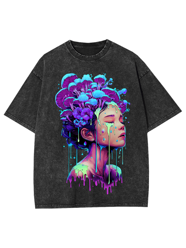 hauni mushroom Washed Tshirt