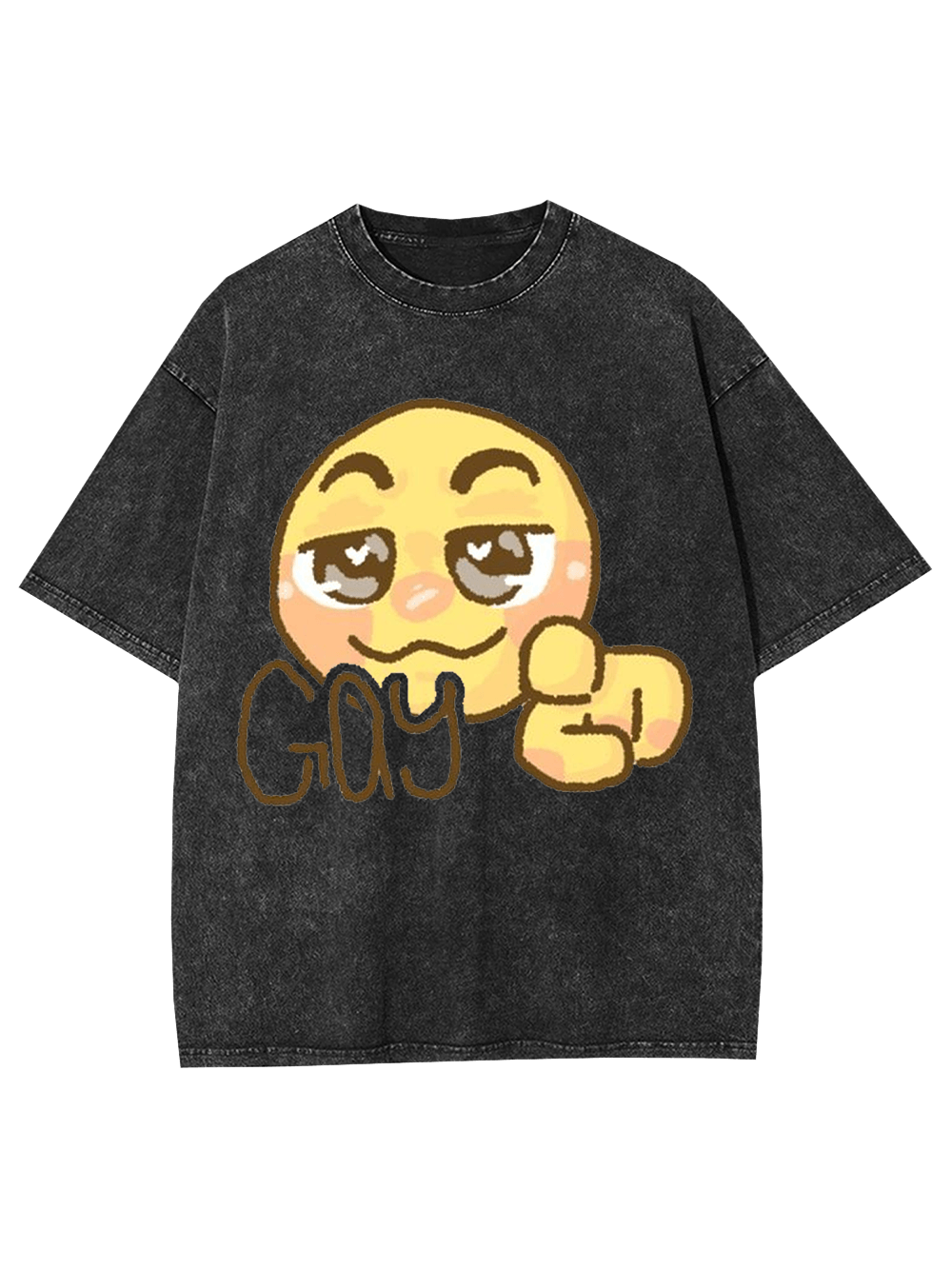 Playful Expression Washed Tshirt