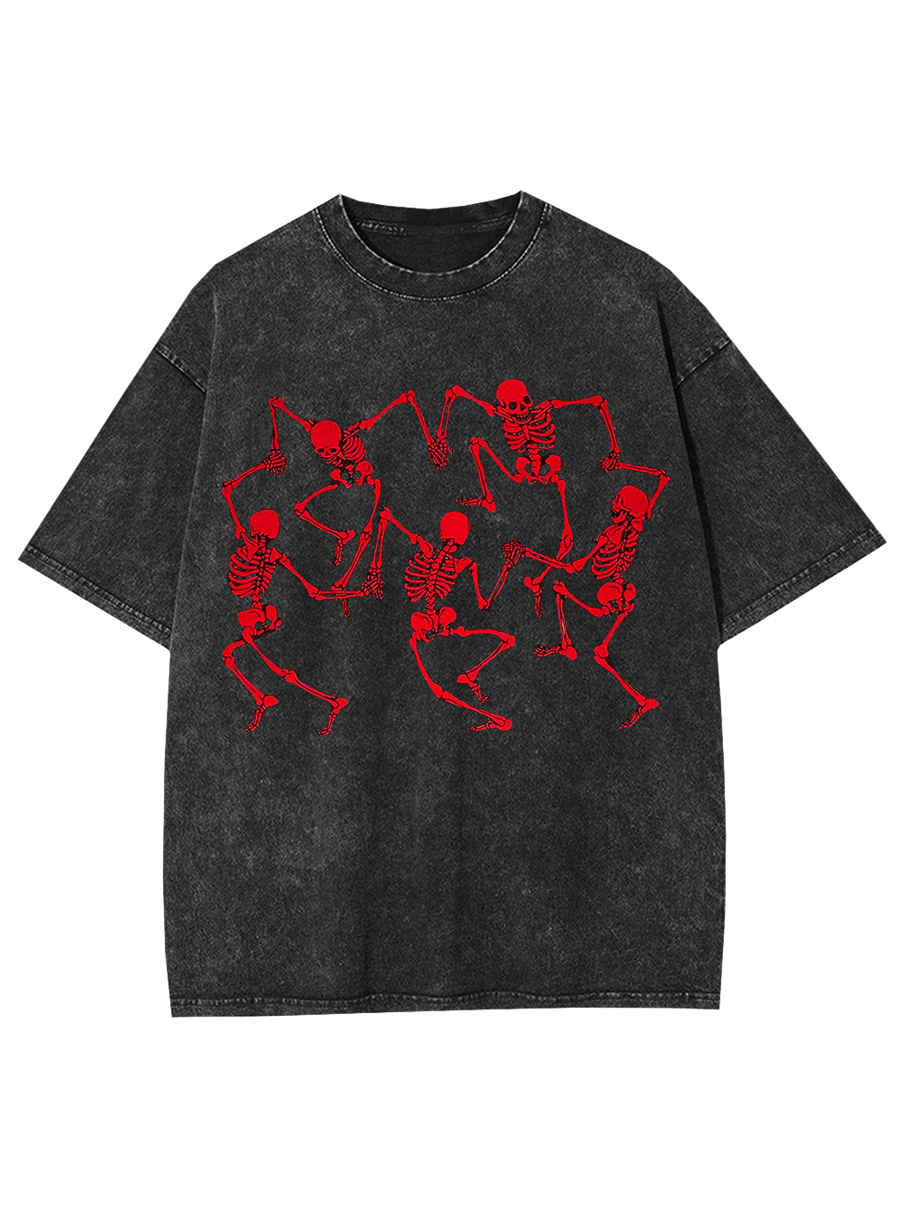 Dancing Skeletons Washed Tshirt