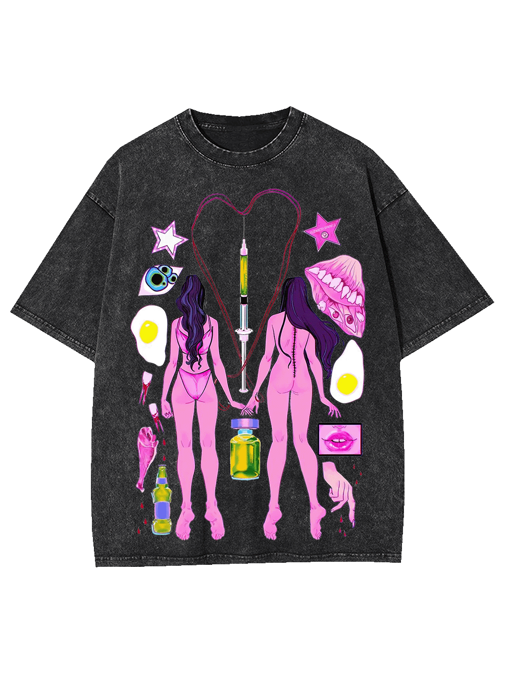 MEDICAL ILLUSTION WASHED TSHIRT