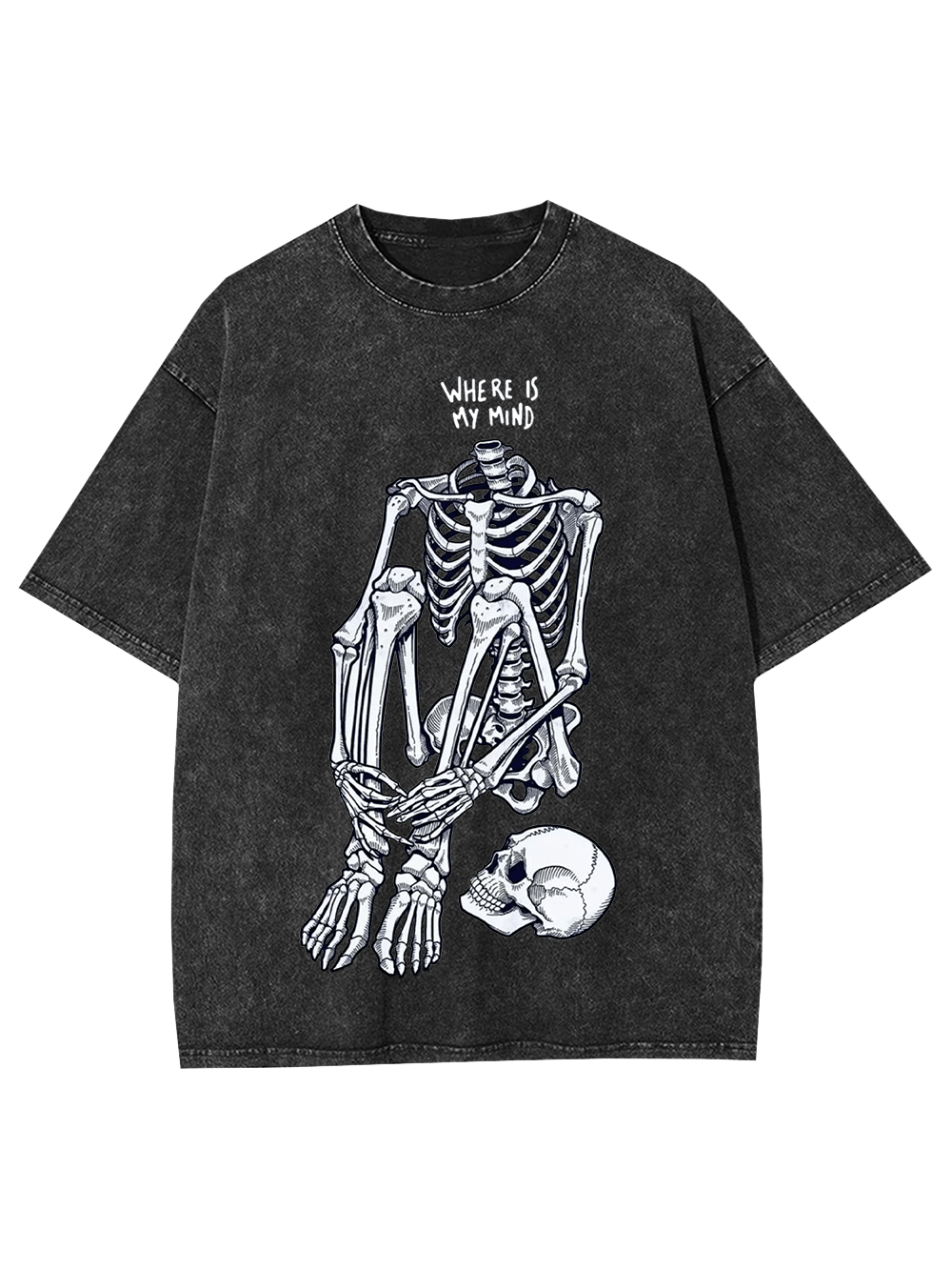 Where Is My Mind Washed Tshirt-ClassyOutlaw Sale