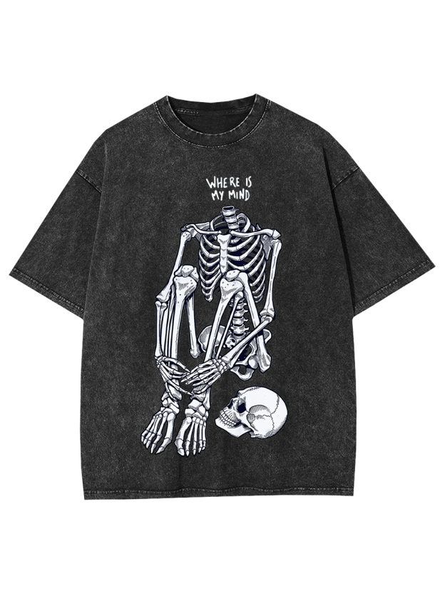 Where Is My Mind Washed Tshirt
