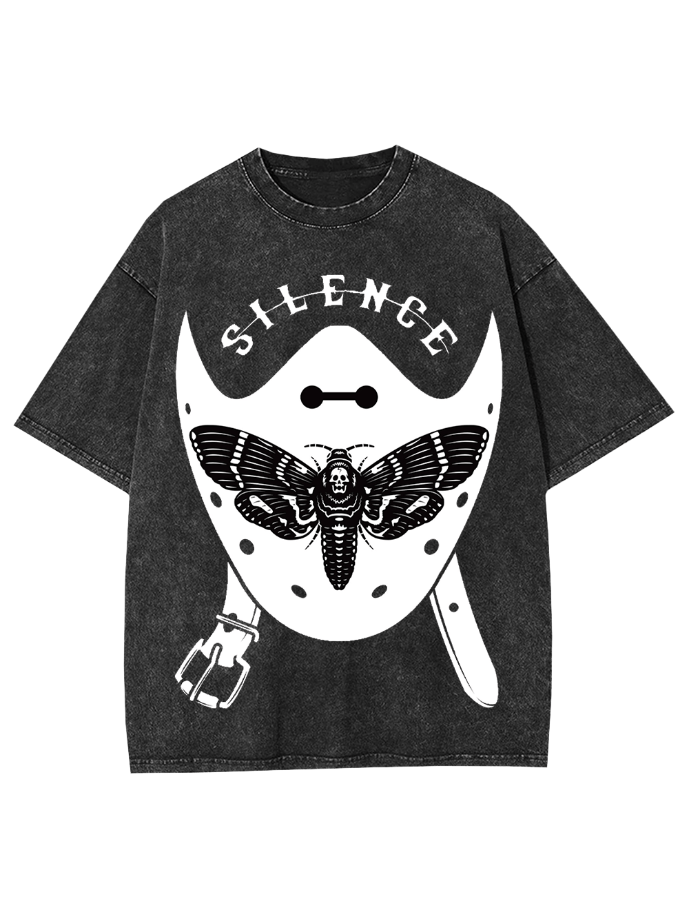 Silence Washed Tshirt-ClassyOutlaw Sale