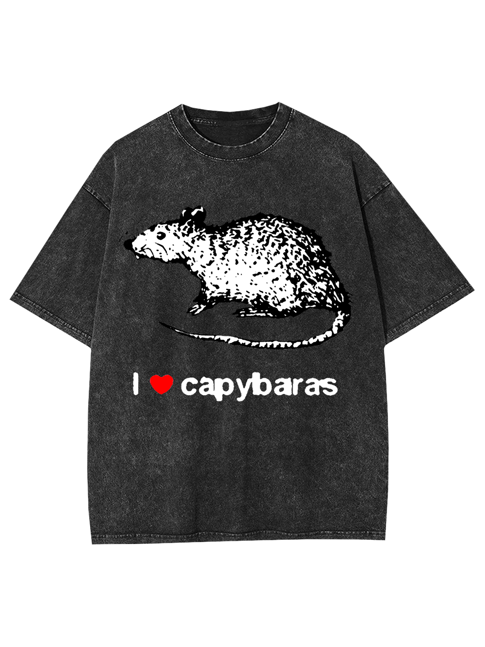 I Love Capybaras Washed Tshirt