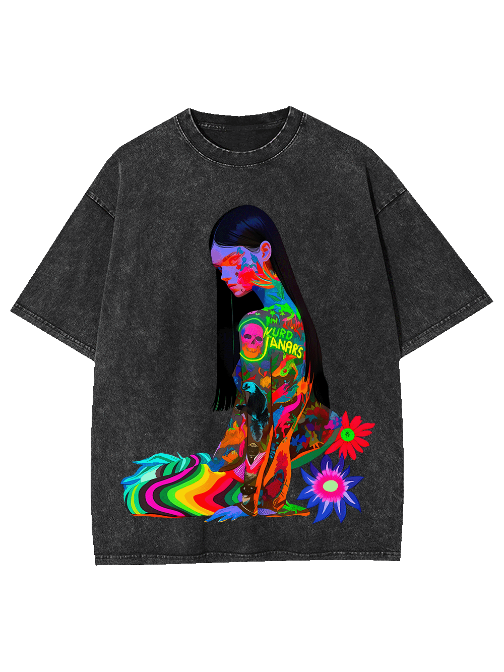 Vibrant Psyche Washed Tshirt