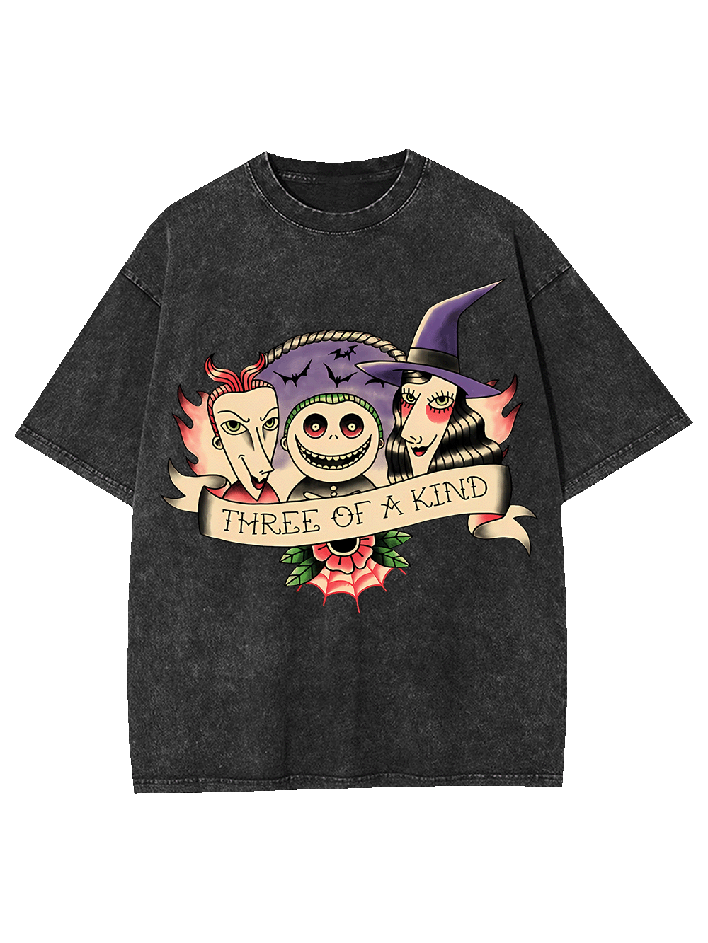 Three Of A Kind Washed Tshirt