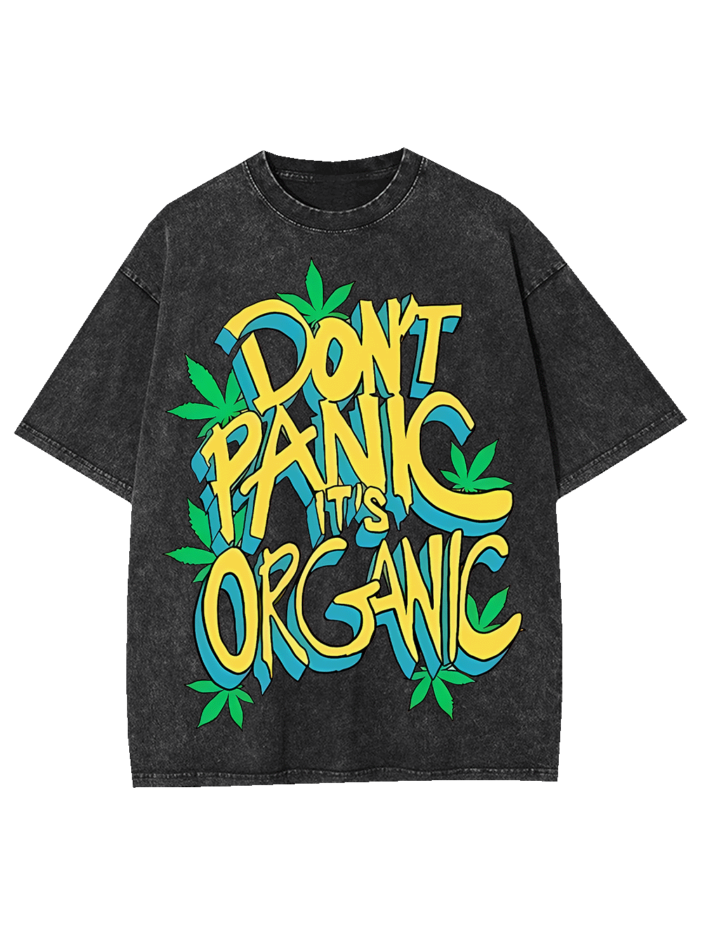 DON'T PANIC IT'S ORGANIC WASHED TSHIRT